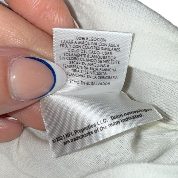 JUNK FOOD CLOTHING KANSAS CITY CHIEFS WOMENS WHITE BINDING TANK TOP XXL - Picture 10 of 11